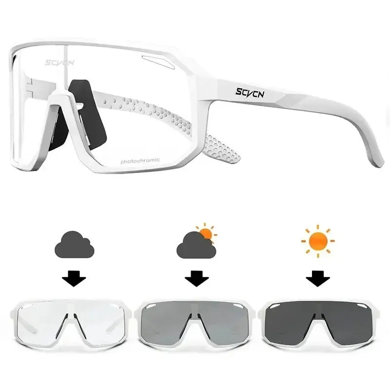 Photochromic UV400 Cycling Sunglasses for MTB & Road Cycling