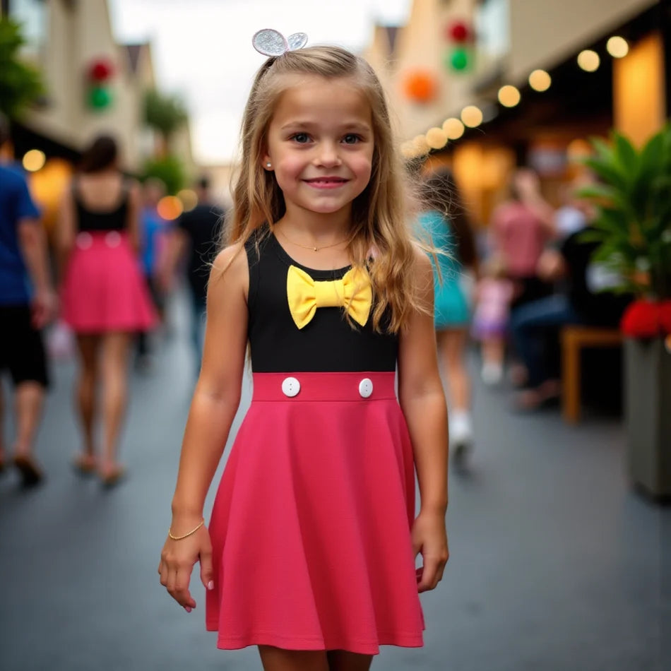 Children Baby Girls Lace Up Sling Summer Dress Princess Sleeveless Suspenders Dresses For 1-10 Years Cool Ventilated Kid Clothes