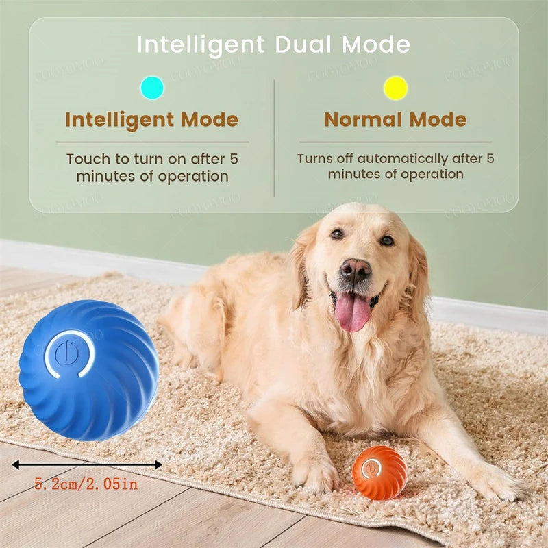 Smart Dog Toy Ball Electronic Interactive Pet Toy Moving Ball USB Automatic Moving Bouncing for Puppy Birthday Gift Cat Products - WTN Essentials 