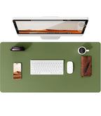 Large PU Leather Desk Pad – Non-Slip Office Mouse Pad & Desk Protector for Laptop, Keyboard, and Workstation
