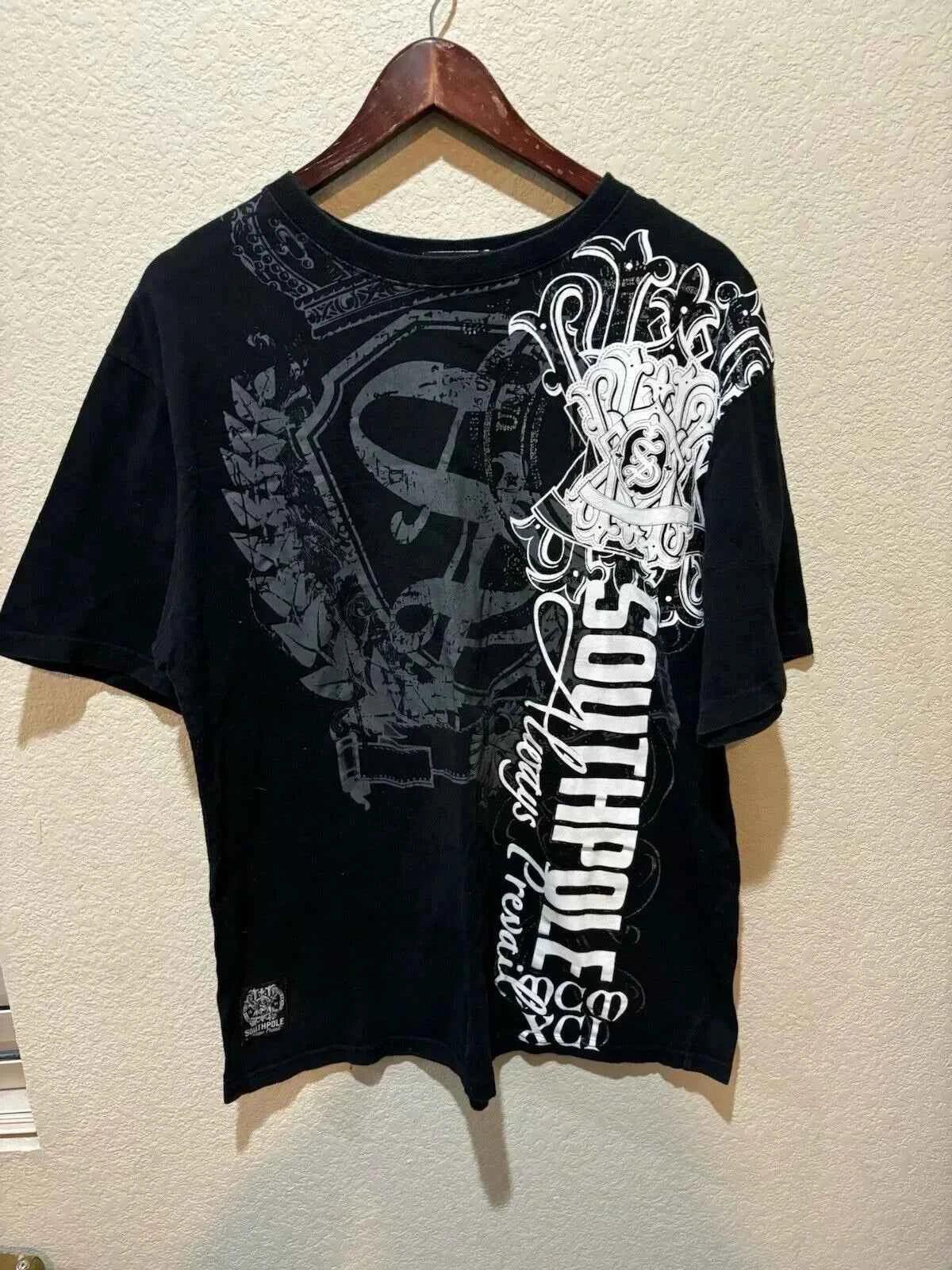 MMA ELITE Cross Skull Print Green Y2K T Shirt Men Loose Fit Streetwear Graphic Tee Oversized Glow Dark Party Ins Popularity Tops