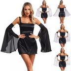 1Pair Summer Sun Protection Cuffs Long Detachable Sleeves Simple Decorative for Wedding or Daily Wear Oversleeve Accessories