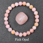 Natural Black Agates Beads Bracelet Women Men Genuine Black Onyx Natural Stone 6mm 8mm Smooth Round Beads Lucky Energy Jewelry
