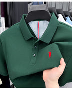 Men's 100% Cotton Polo Shirt – Short Sleeve Casual Golf & Business Shirt