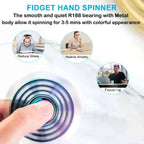 1 piece set colorful fidget spinner for adults zinc alloy stress relief toy office anxiety relief stress relief leisure gift