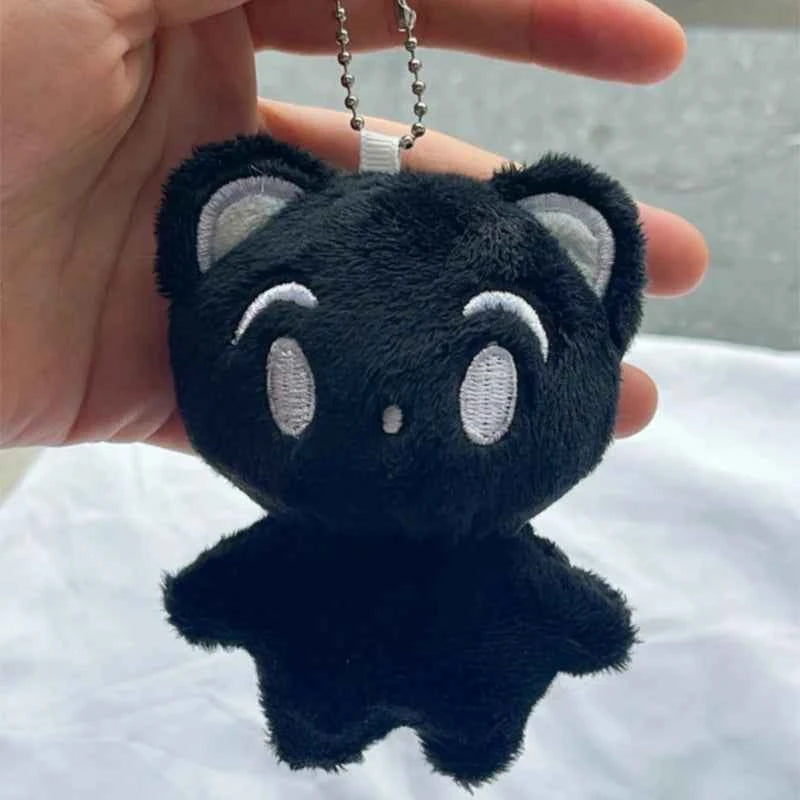 1pc Kpop Cartoon Cheetah Lee Doyoung Mark Same Plush Keyrings Q Styles Mini Gomdo Lee Taeyong Keychains Key Rings Bag Pendants