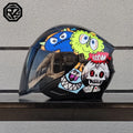 2025 Latest High Quality Motorcycle Helmet Half Covering Dual Lens Cascos para Motos Male Female Couple Capacetes de Moto