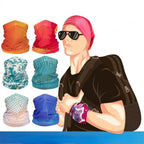 NEW 1PCS outdoor mountaineering scarf Ice silk sunscreen Face Mask Bandana Unisex scarf for outdoor fishing/biking