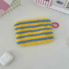 Heart Printed Cute Small Lipstick Cosmetic Bag Travel Makeup Organizer Toiletry Storage Bag Pouch Card Holder Purse Bags