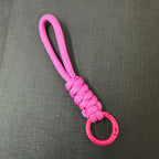 Paracord Braided Keychain Wrist Lanyard for Outdoor Everyday Carry