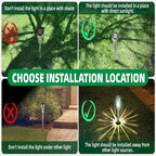 10-Pack Solar Outdoor Lights Garden Lanterns