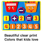 Felt Learning Board Addition and Subtraction Montessori Math Toy