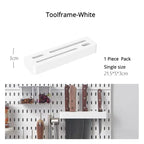 New DIY Pegboard Accessories Hanging Shelf Storage Hooks Wall Organizer No Punching Crafts Organization For Garage Kitchen Room