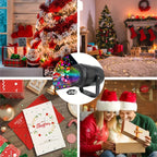 Snowflake Christmas Projector Light 16 Patterns Rotating LED Decor