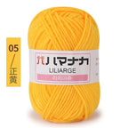 Milk Sweet Soft Cotton Baby Knitting Wool Yarn Thick Yarn Fiber Velvet Yarn Hand Knitting Wool Crochet Yarn for DIY Sweater