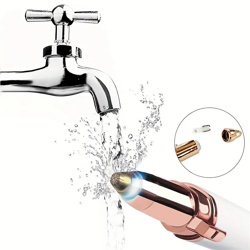 Electric Eyebrow Trimmer USB Rechargeable Mini Electric Eyebrow Trimmer - Convenient and Easy Facial Beauty Trimmer