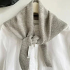 British Korean Style Niche Wool Knitted Triangular Scarf Women Headscarf Knitted Scarf Multi-functional Warm Knitted Scarf