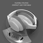 LDON Wireless Headphones Bluetooth 5.3 Hi-Res Audio Over Ear Headset Earphones