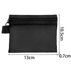 1/3pcs Mesh Clear Cosmetic Bags Small Large Black Makeup Bag Portable Travel Toiletry Organizer Case Lipstick Storage Pouch