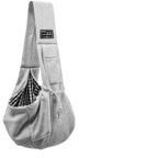 Cotton Dog Sling Carrier – Crossbody Travel Bag