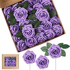 10~100pcs Rose Artificial Flowers Foam Fake Roses Wedding Bouquets Centerpieces Mothers Day Valentines Gifts Party Decoration