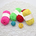 12pcs Multicolor Yarn Knitting Supplies , Crochet Craft For Crocheting And Knitting Yarn Starter Kit For Beginners
