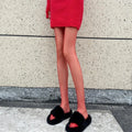 2027 New Women Red Pantyhose Sexy Thin Velvet Translucent Elastic Tights Slim Ventilation Sheer Fashion Stockings