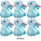 1pc,Large Easter Standing Balloon for Happy Easter Day Party Decorations 150cm Bunny Easter Egg Balloons Kids Party Favors