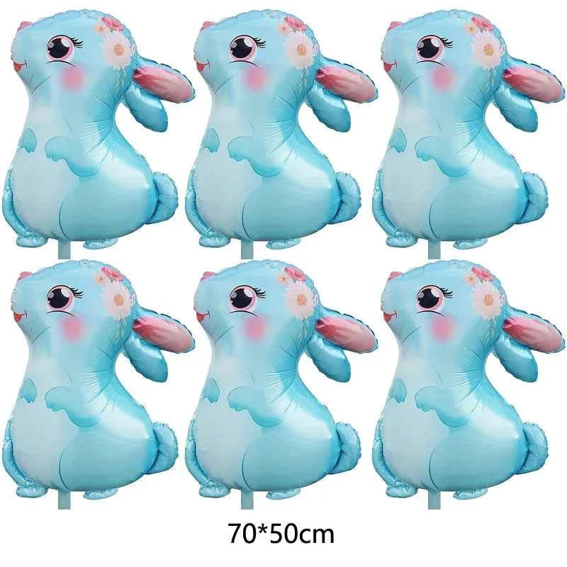1pc,Large Easter Standing Balloon for Happy Easter Day Party Decorations 150cm Bunny Easter Egg Balloons Kids Party Favors