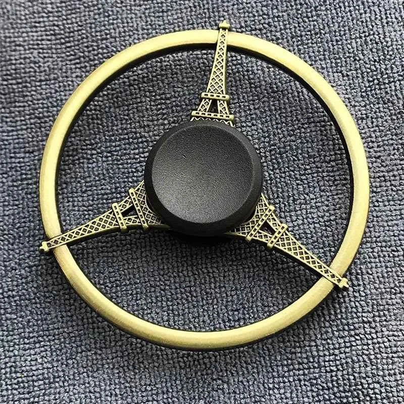 New Bronze Metal Alloy Fidget Spinner R188 Mute Bearing Hand Spinner Fingertip Gyro Stress Relief Toys For Kids Adult