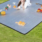 Camping Mat Foam Foil Blanket Aluminum Insulation Foam Foil Mat Sleeping Pad Thermal Outdoor Tent Footprint Reflecting Heat