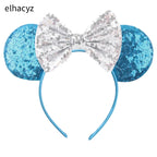 2026 Chic Embroidery Sequin Ears Headband Classical DOT Bow Hairband For Girls Women Party Head Wear Kids DIY Hair Accessories