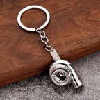 Mini Turbocharged Keyrings Car Style Gearbox Pendant Old Button Keychain Gear Shift Metal Car Modification Gear Shift Keychain