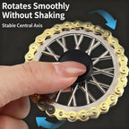Metal Gear Bike Chain Fidget Spinner Flywheel Stress Relief Toy