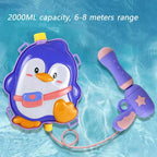 Cartoon Backpack Water Gun for Kids Summer Outdoor Water Play Toy