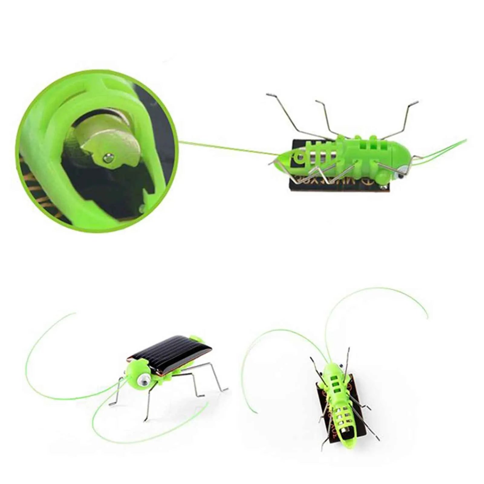 Solar Grasshopper Toy Puzzle Children Selected Gift Simulation Insect Gift Boys And Girls Science Education Funny Moving Toy Kid
