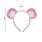 Cute Bear Ears Headband Halloween HairBand Animal Costume Children Adult Party Accessories for Halloween Cosplay