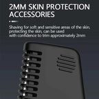 Resuxi New Men's Electric Body Hair Trimmer Multi Functional 3 in 1 Hair Clipper Shaver Set IPX5 Full Body Water Wash Clipper
