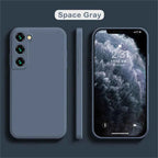 luxury Liquid Silicone Case for Samsung S25 S24 Galaxy S20 S21 S22 S23 FE Plus Note10 20 A52 A31 A41 A71 A51 A72 A70 A50 Coque