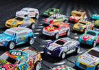 Mini Alloy Diecast Car Set – Pull Back Racing Toy Cars with Storage Box