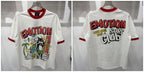 New MIXED-EMOTION Rhinestone cartoon printed pattern 100% cotton Men Women T-shirt Loose casual Shinning Diamond Tees Oversized Top