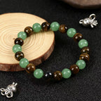 Wealth Bracelet women men Gemstone natural stone tiger eyes aventurine vintage jewellery braclets Fashion Boyfriend Gift New