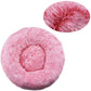 Round Plush Pet Bed for Large & Medium Dogs – Super Soft Cat Bed, Cozy Winter Warm Sleeping House