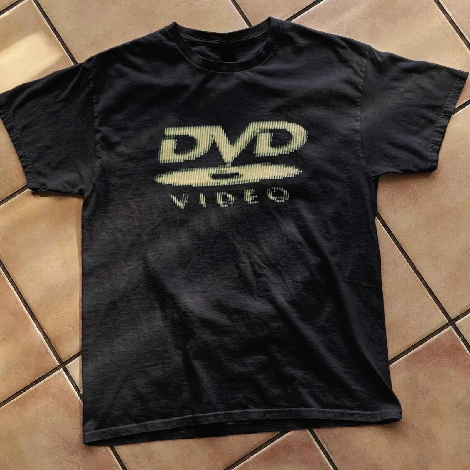 Retro Graphic T Shirt Men Vintage Washed Cotton Tee Funny Video Logo Print Top Casual Oversized Streetwear Short Sleeve Summer