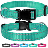 Reflective Dog Collar Strap With Adjustable Safety Nylon Pet Collar Pet Traction Rope Suitable For Small And Medium-Sized Pets - WTN Essentials 