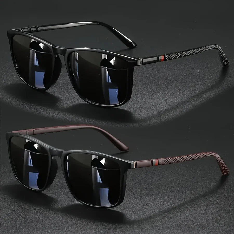 Luxury Vintage Square Polarized UV400 Sunglasses for Men & Women