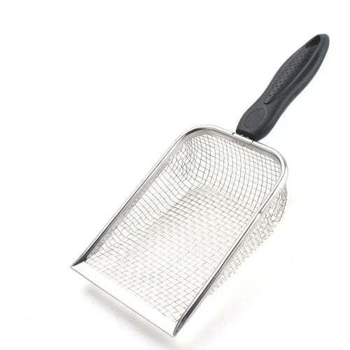 Stainless Steel Cat Litter Scoop with Long Handle | Durable & Easy to Use