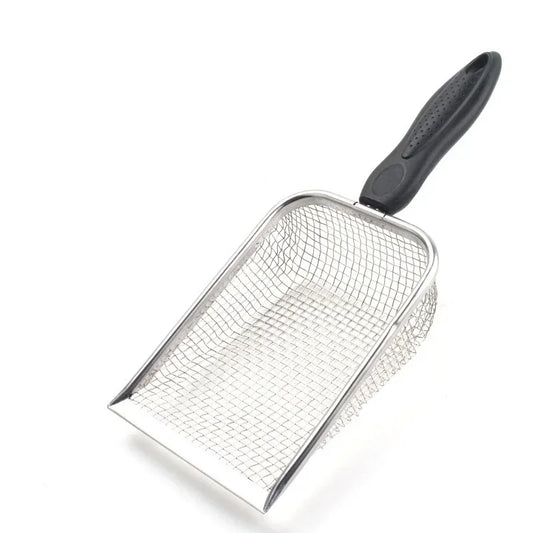 Stainless Steel Cat Litter Scoop with Long Handle