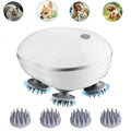 Head Massager with Adjustable Speed for Scalp Massage Red Light for Hair Care Soft Silicone for Deep Kneading of the Head