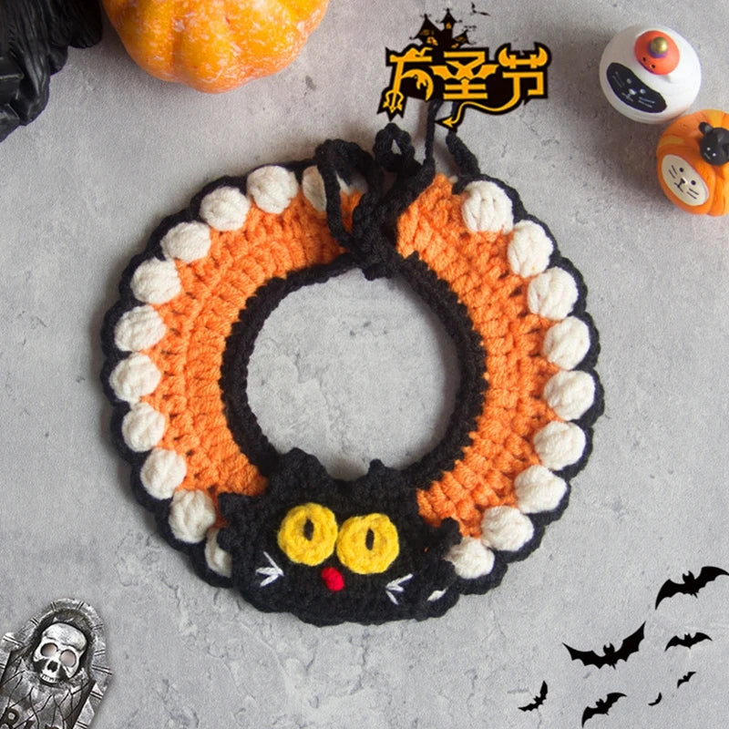 Halloween Cat Collar – Scarf Costume for Pets